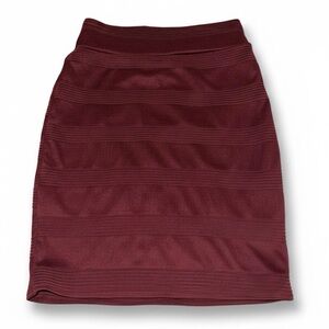 Elegant Burgundy Women's Skirt